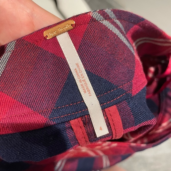 Free people plaid pencil skirt - Picture 5 of 6